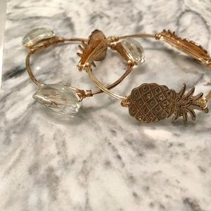 Pineapple bangle set